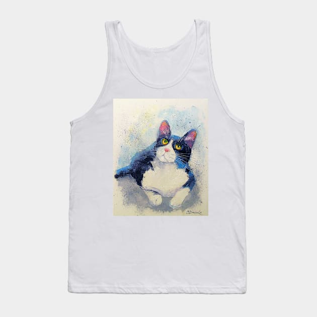 My cat Tank Top by OLHADARCHUKART